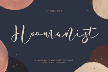 Hoomanist Natural Handwritten Font