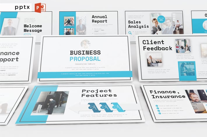 BUSINESS PROPOSAL - Powerpoint  V299