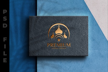 Leather Box - Logo Mockup