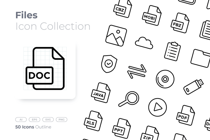 Files Outline Icon