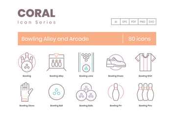 80 Bowling Icons
