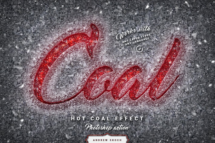 Hot Coal - Photoshop Action