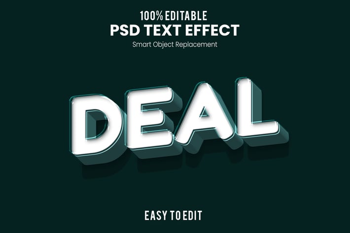 Deal - Fun 3d Text Effect
