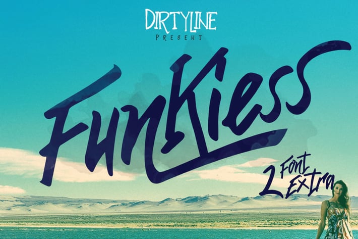 Funkiess Display Font Logotype