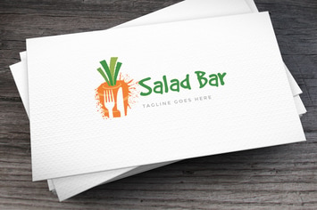 Salad Bar Logo Template
