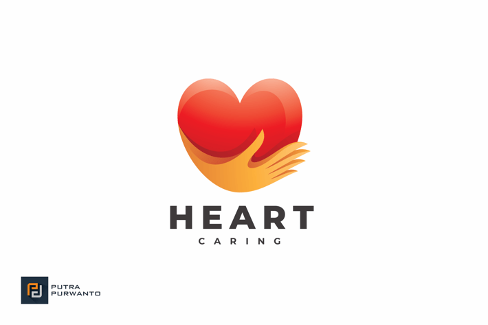 Heart Caring - Logo Template