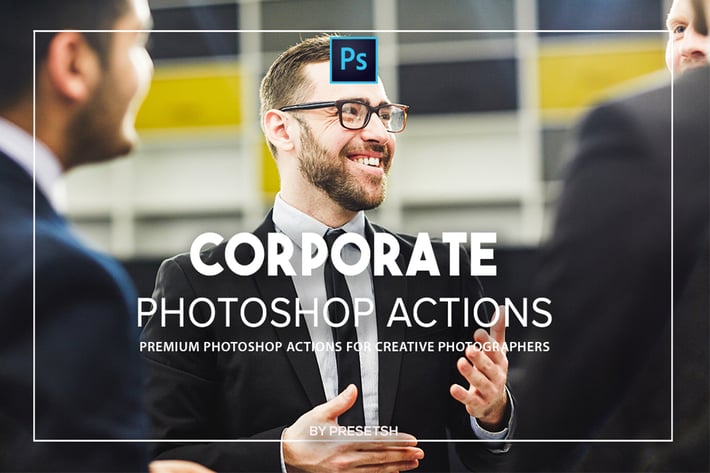 Corporate Photoshop actions 