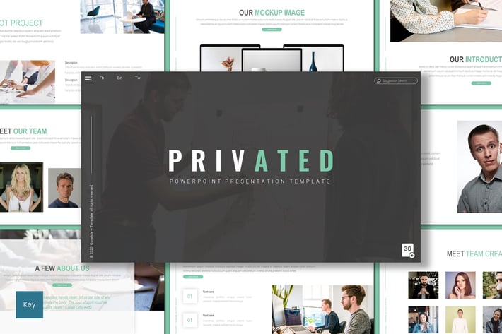 Privated - Business Keynote Template