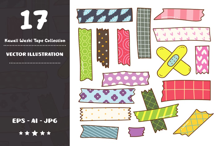 Kawaii Washi Tape Collection