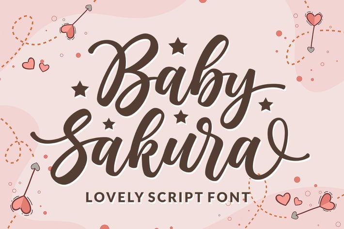 Baby Sakura - Bouncy Font