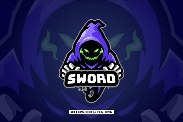 Ghost Mascot Esports Logo