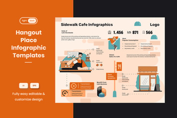 Infographic Template for Cafe & Coffee Shop V.02