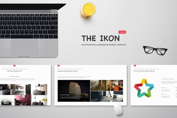 Ikon - Creative Presentation Template (PPTX)