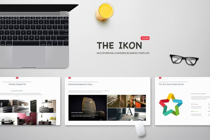 Ikon - Creative Presentation Template (PPTX)