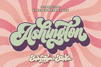 Retro Ashington - Vintage Font Style