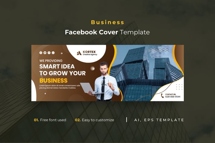 Business r10 Facebook Cover Template