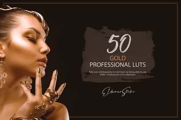 50 Gold LUTs Pack
