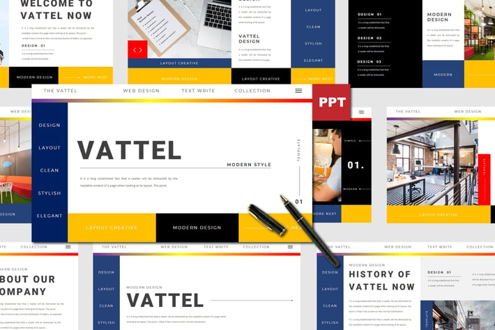 VATTEL Powerpoint Template