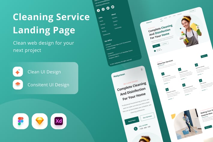 Cleaning Service Landing Page