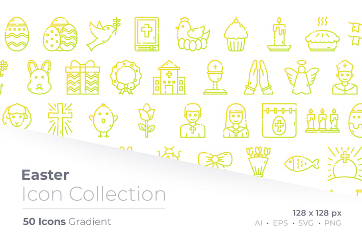 Easter Gradient Icon