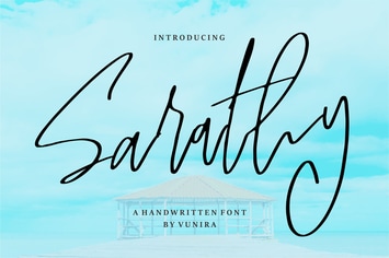 Sarathy | A Handwritten Font