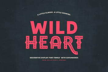 Wild Heart Decorative Display Family