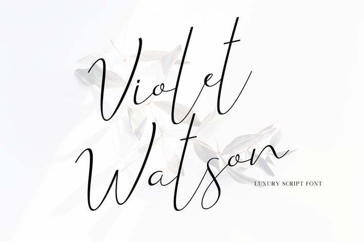 Violet Watson - Script Font