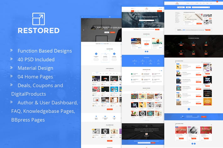 Restored - Marketplace for Easy Digital Downloads