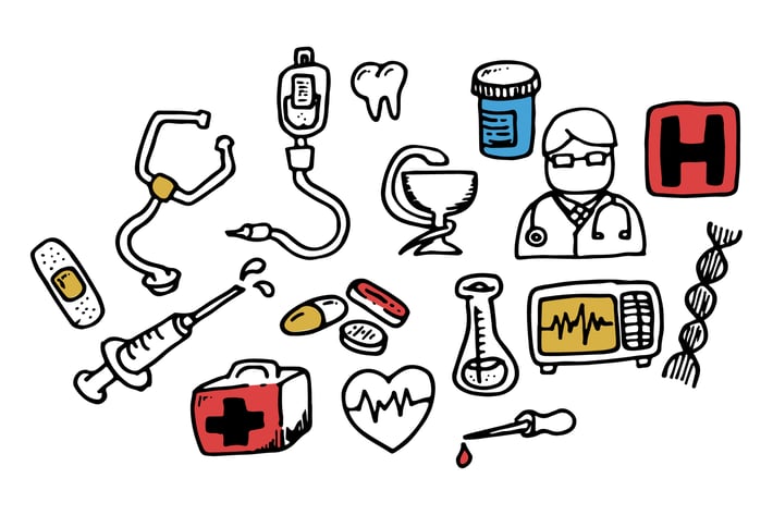 Medical Doodles Collection