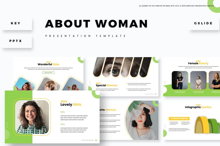 About Woman - Presentation Template