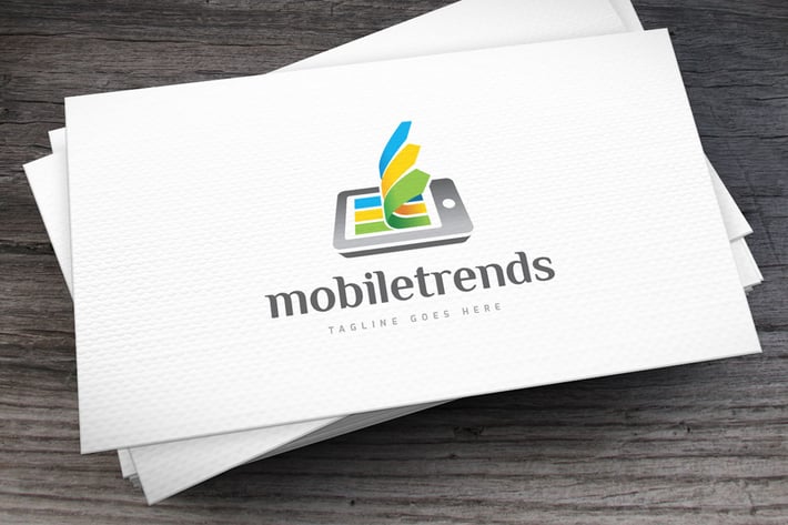 Mobile Trends Logo Template