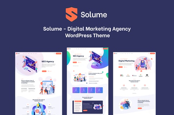Digital Marketing WordPress Theme - Solume
