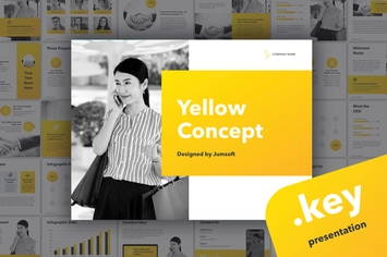 Yellow Concept Keynote Template