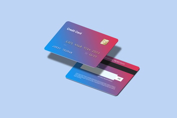 Isometric Credit Card Mockups