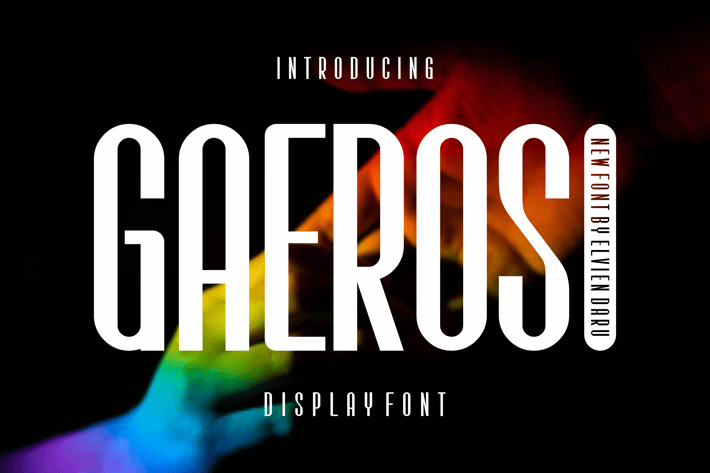 Gaeros - Display Font