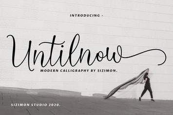 Untilnow Script Modern Calligraphy
