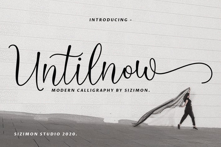 Untilnow Script Modern Calligraphy