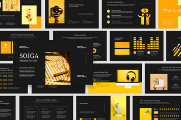 Soiga : Pitch Deck Keynote Templates