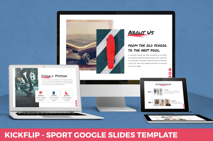 Kickflip - Sport Google Slides Template