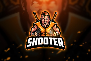 Shooter 2 - Mascot & Esport Logo