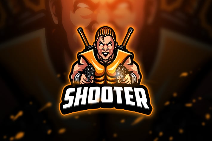 Shooter 2 - Mascot & Esport Logo