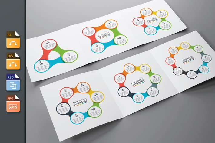 Infographics template set v.1