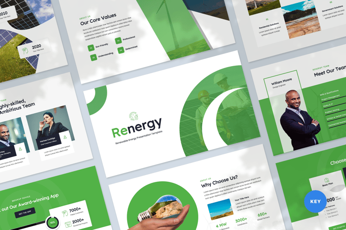 Renewable Energy Keynote Presentation Template