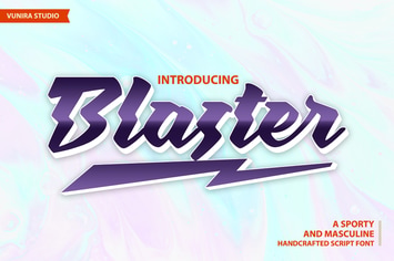 Blaster | Handcrafted Script Font