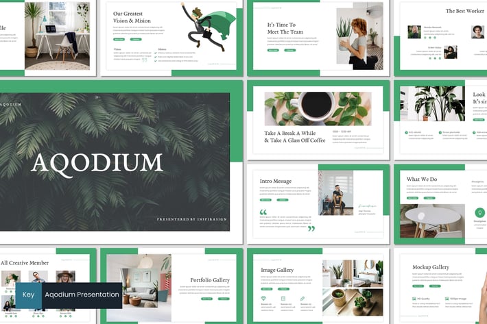 Aqodium - Keynote Template