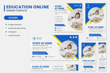 Education Online Course Google Adwords Banner