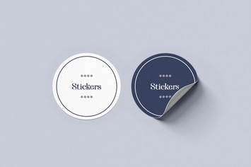 Stickers Mockup