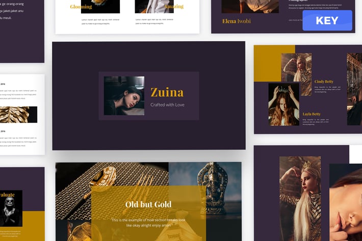 Zuina - Elegant Keynote Presentation Template