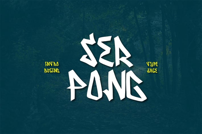 Serpong Typeface