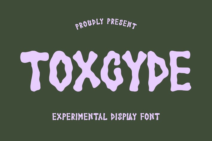 Toxcyde Experimental Display Font